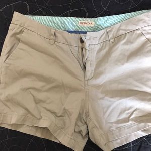 Merona khaki shorts size 14